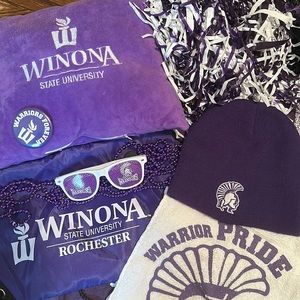 Winona State Gear/apparel. All t shirts size small.